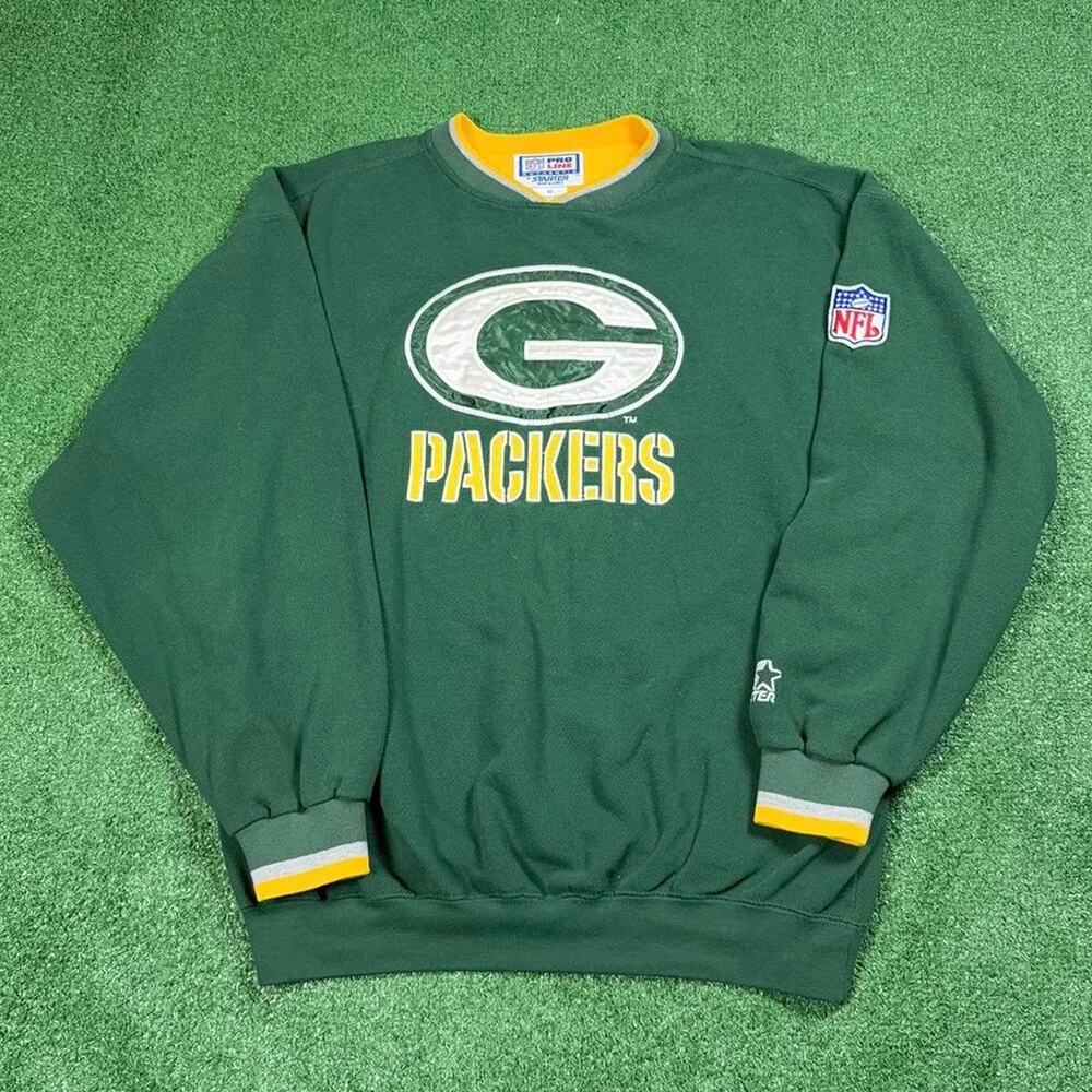 Vintage Green Bay Packers Starter Crewneck Sweatshirt NFL Starter Pro Line 90s